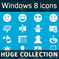 Huge collection of Windows 8 icons by Iconshock