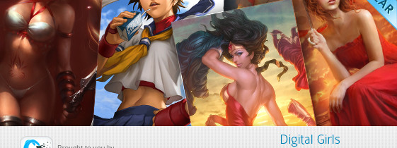 10 Beautiful Digital Girls – Digital Art
