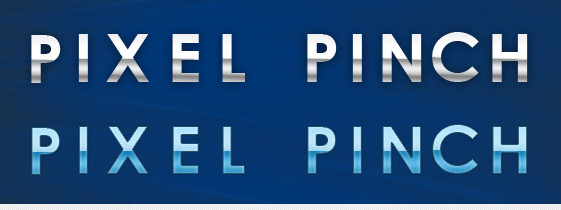 Glossy Text Effect – Layered PSD File for Free